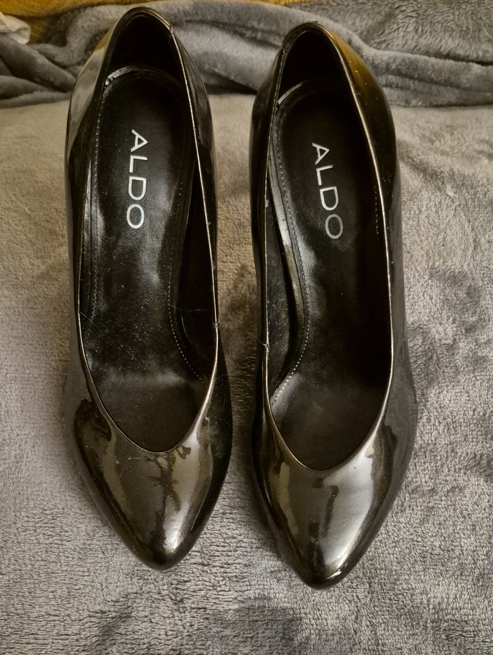 Women's Black Patent High Heel Pumps By ALDO